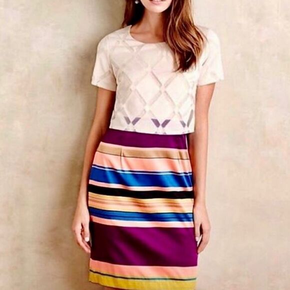 Weston NWT Multicolor Short Sleeve Dress Size 4 - Picture 3 of 10